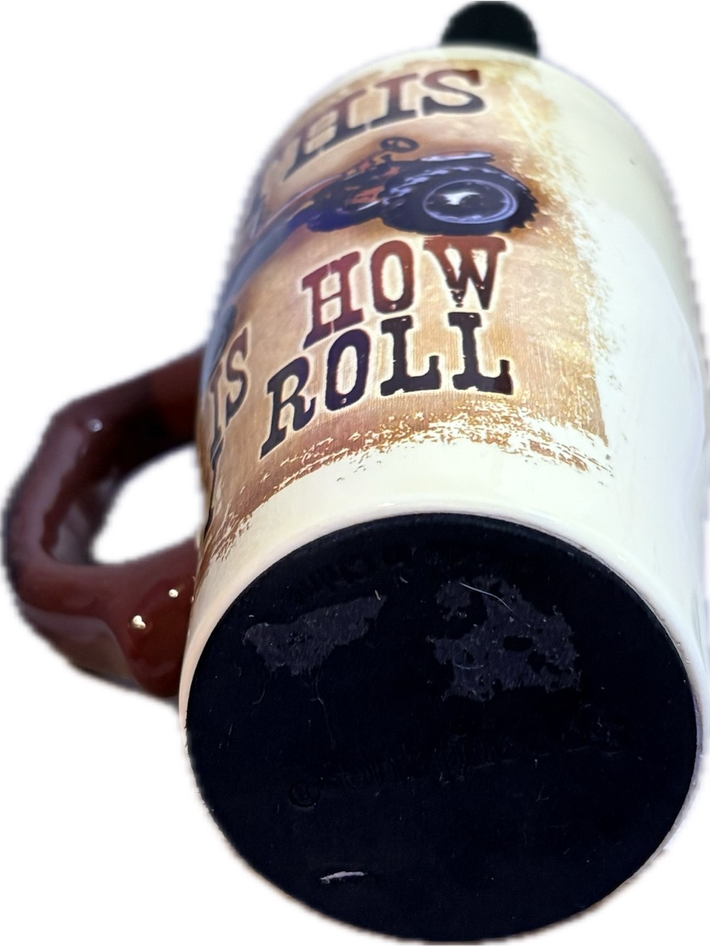 Ceramic Travel Mug “This is how I Roll” - Picture 4 of 4